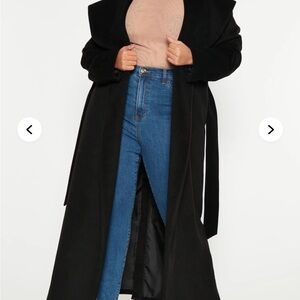 Fashion Nova SoHo Chic Coat in black